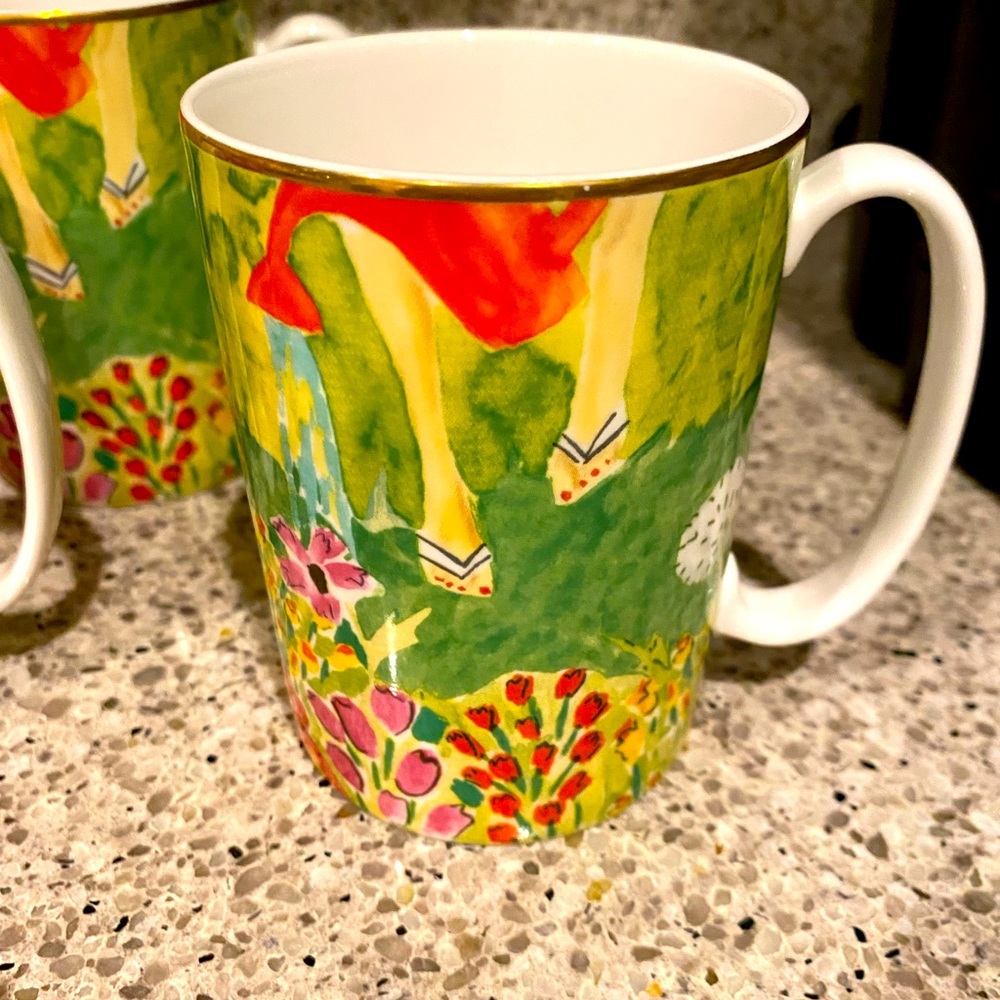 Kate Spade Mug- Illustrated collection
